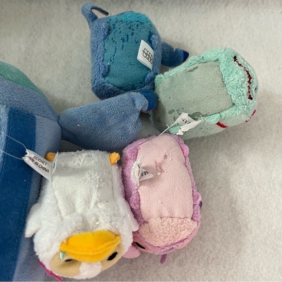 STITCH TSUM TSUM SET Disney Store Japan Angel Scrump Duckling - Picture 9 of 12